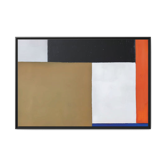 Composition (1923-1924) by Theo van Doesburg  / Toile encadrée sur caisse américaine