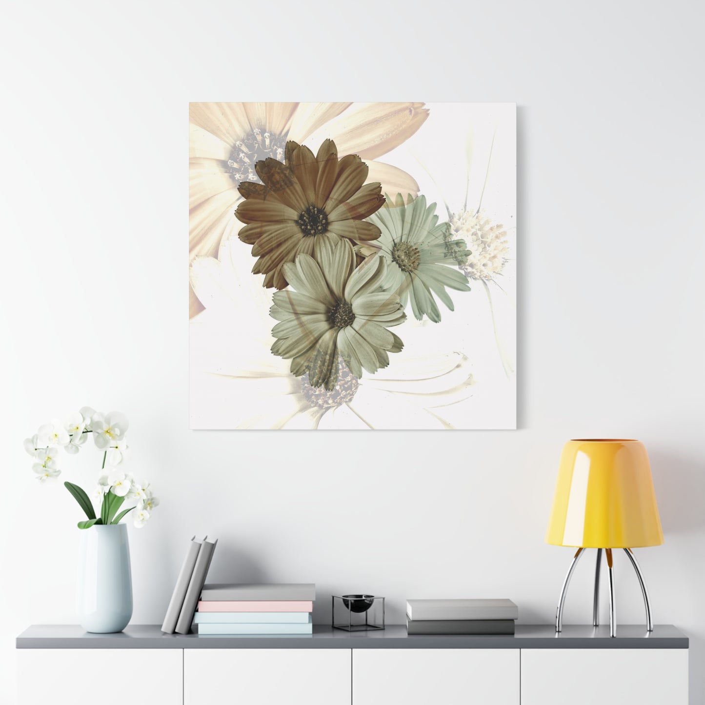 Collection Signature "FLORAL Numéro 12" sur Toile Fine Art sur Toile / Epaisseur 3,2cm - 1'25 po