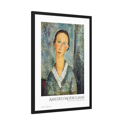 Girl in a Sailor's Blouse (1918) by Amedeo Modigliani  / Affiche Encadrée série ART's Collection