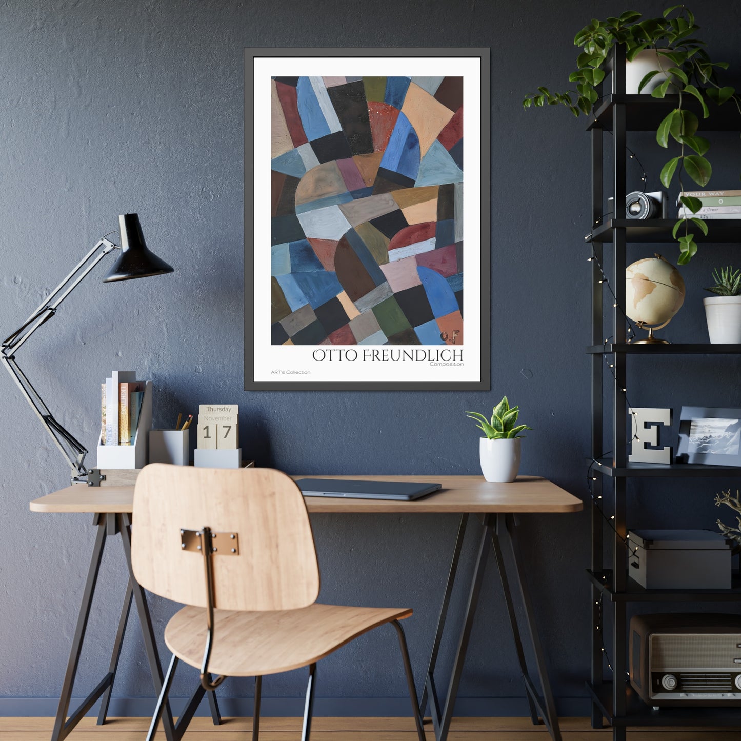 Composition by Otto Freundlich  / Affiche Encadrée série ART's Collection