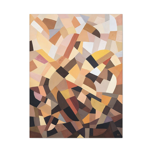 Komposition (1939-1942) by Otto Freundlich  / Reproduction Fine Art sur Toile / Epaisseur 3,2cm - 1'25 po
