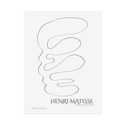 Arabesque (1945-1946) by Henri Matisse / Affiche imprimée - Série ART's Collection