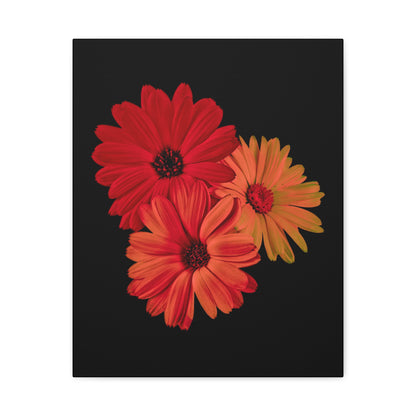 Collection Signature "FLORAL Numéro 1" sur Toile Fine Art sur Toile / Epaisseur 3,2cm - 1'25 po