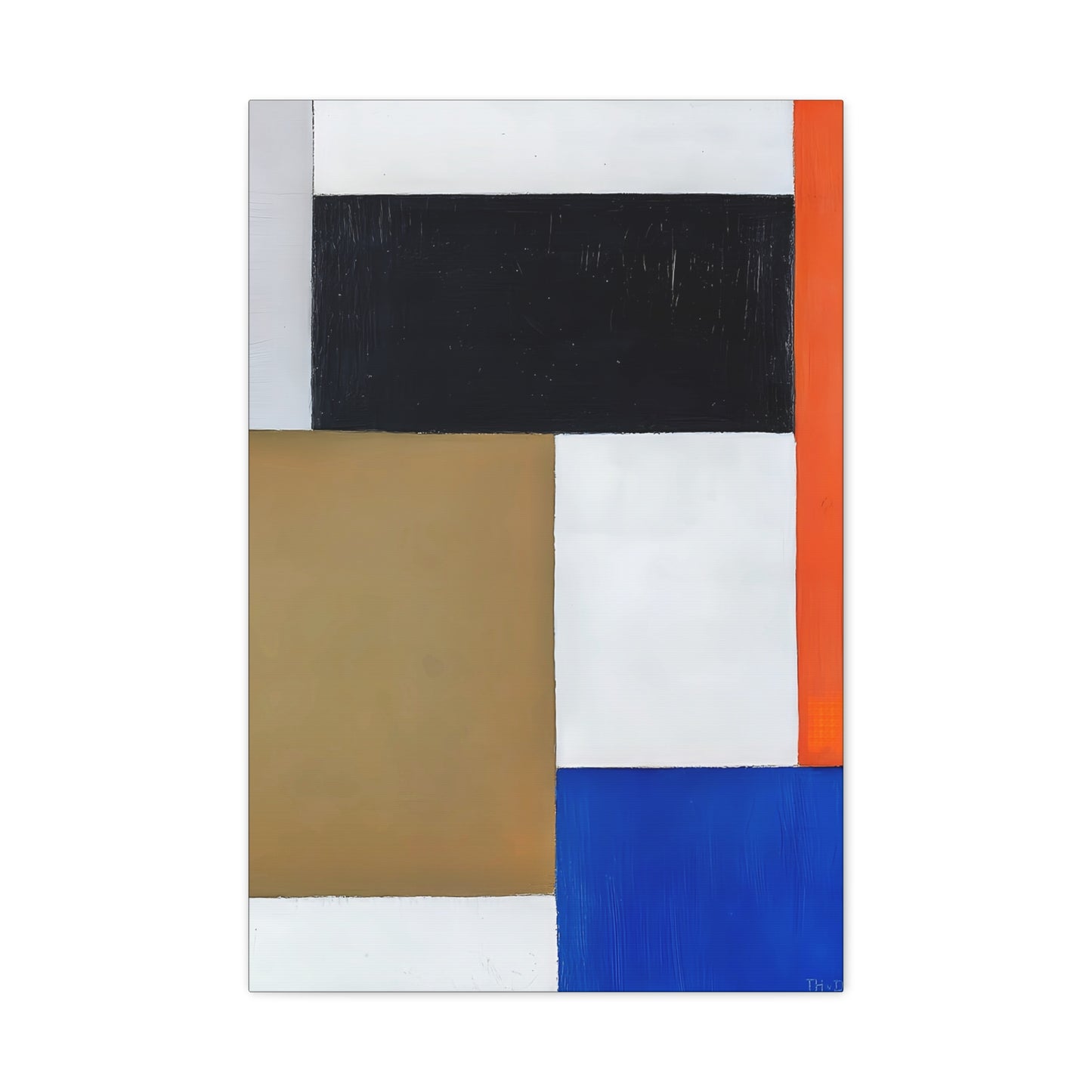 Composition (1923 - 1924) by Theo van Doesburg / Reproduction Fine Art sur Toile / Epaisseur 3,2cm - 1'25 po