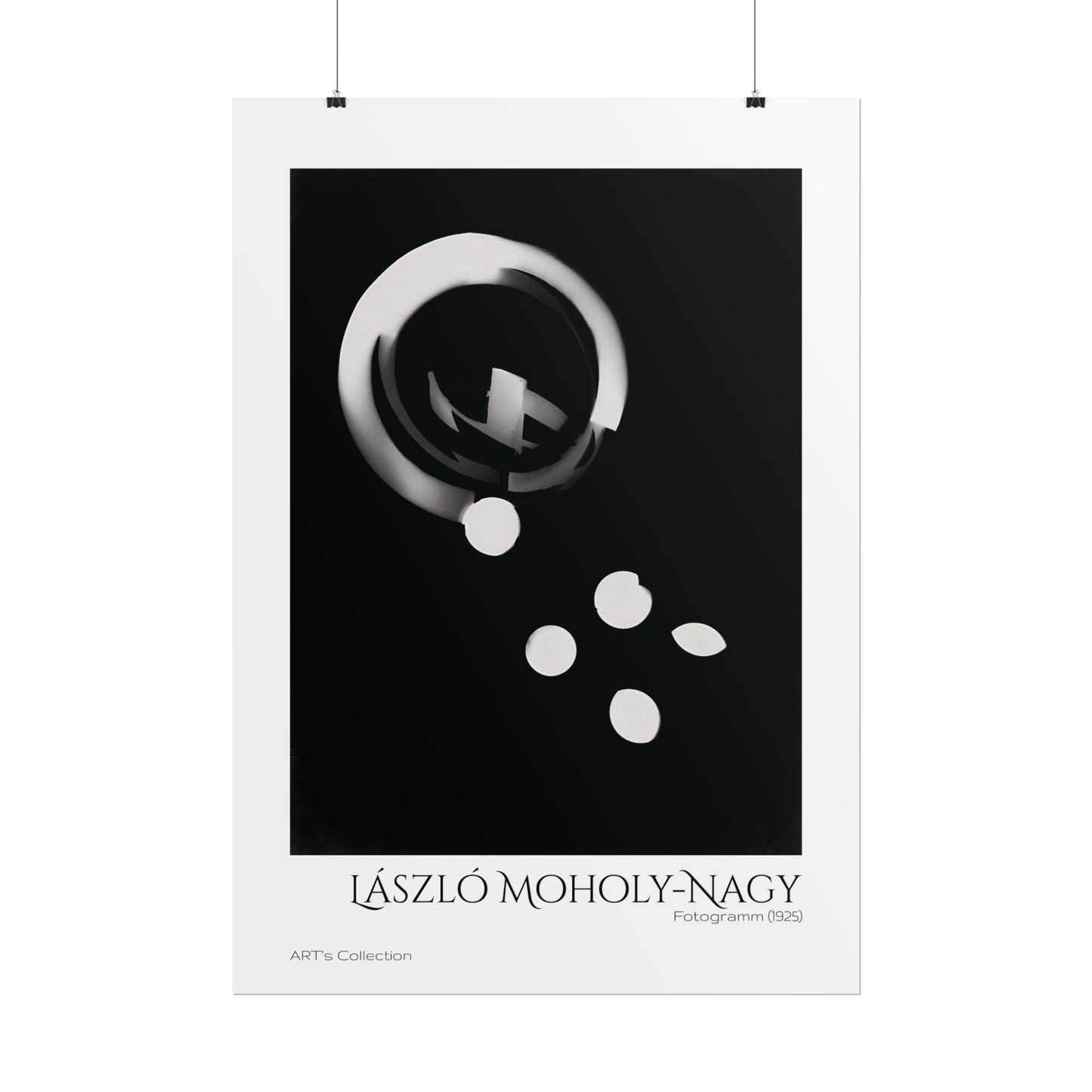Fotogramm (1925) by László Moholy-Nagy / Affiche imprimée - Série ART's Collection