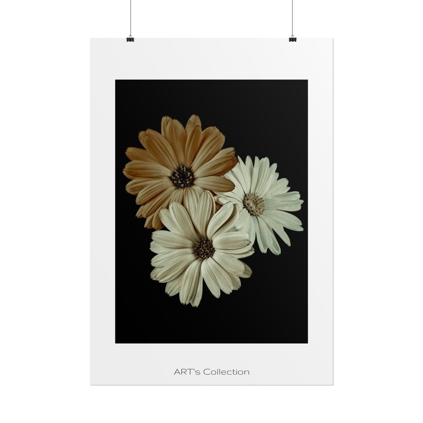 Collection Signature "FLORAL Numéro 3" sur Affiche imprimée - Série ART's Collection
