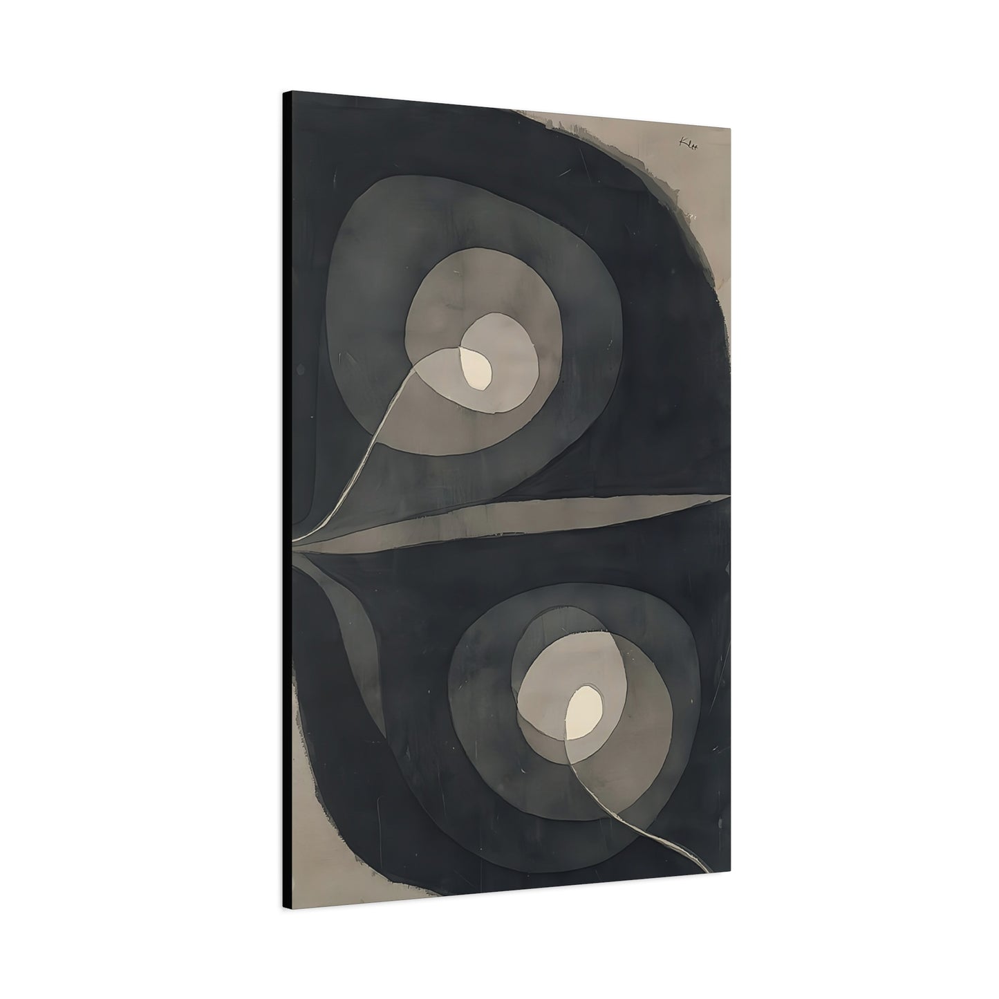 Spiral Screw Flowers I (1932)  by Paul Klee  / Reproduction Fine Art sur Toile / Epaisseur 3.2 cm - 1.25 inch