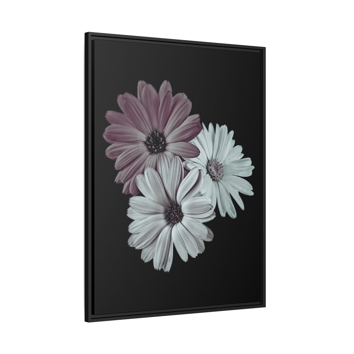 Collection Signature "FLORAL Numéro 5" sur Toile encadrée avec caisse américaine