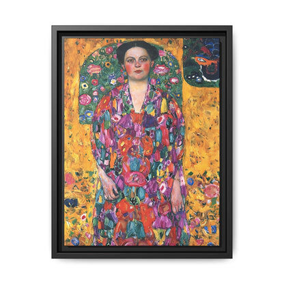 Portrait of Eugenia Primavesi (1913) by Gustav Klimt  / Toile encadrée sur caisse américaine