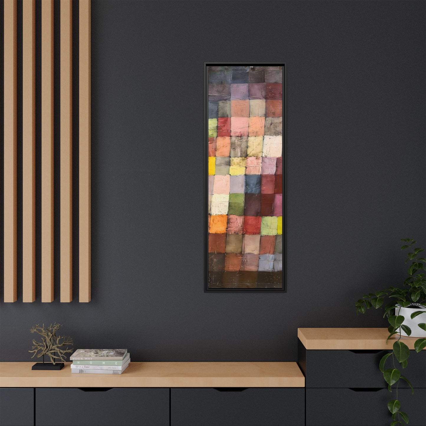 Ancient Sound (1925) by Paul Klee  / Toile encadrée sur caisse américaine