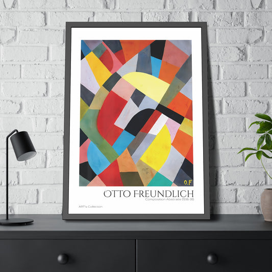 Composition Abstraite (1936-38) by Otto Freundlich  / Affiche Encadrée série ART's Collection