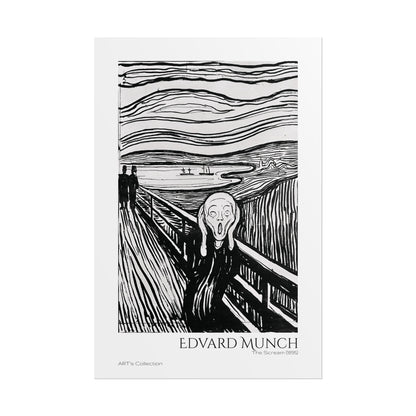 The Scream (1895) by Edvard Munch / Affiche imprimée - Série ART's Collection