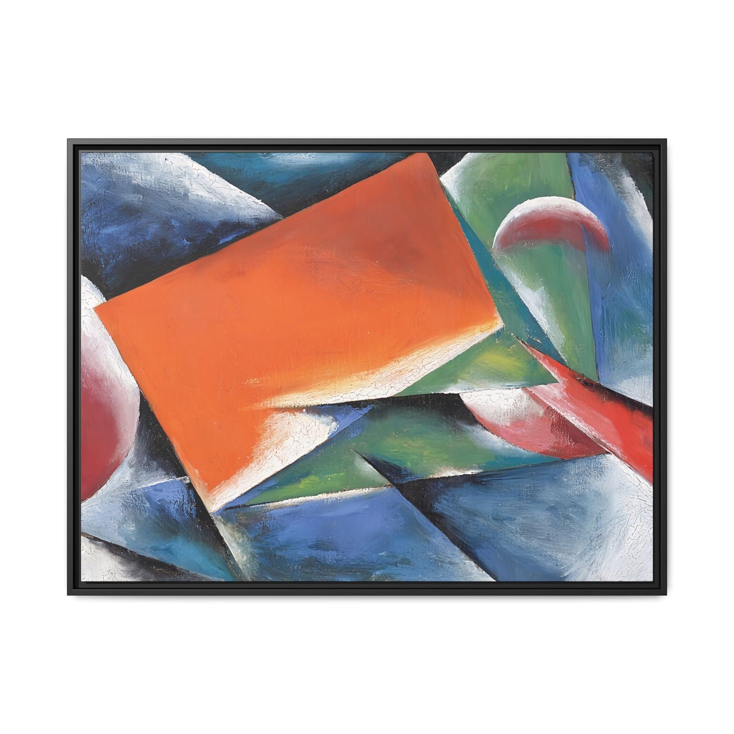Architectonic Painting (1917) by Lyubov Popova / Toile encadrée sur caisse américaine