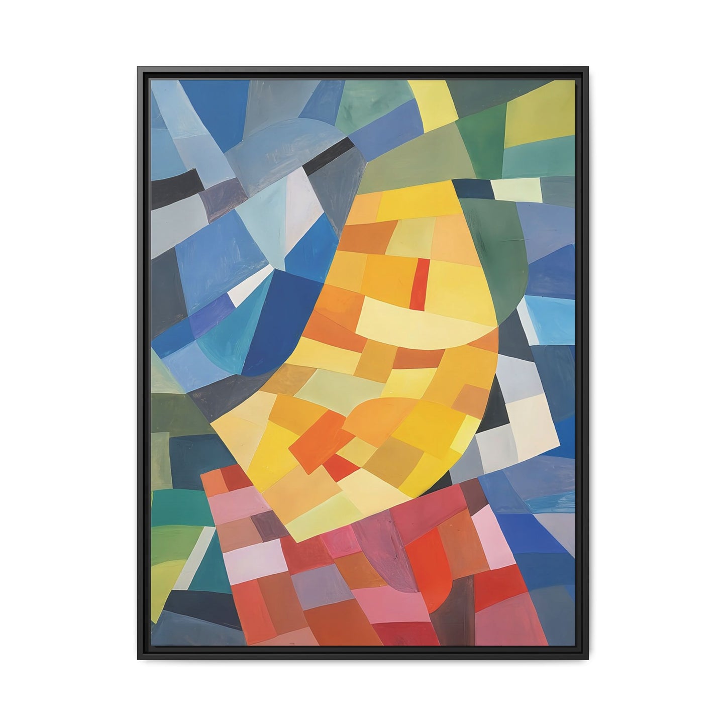 Komposition (1930) by Otto Freundlich   / Toile encadrée sur caisse américaine