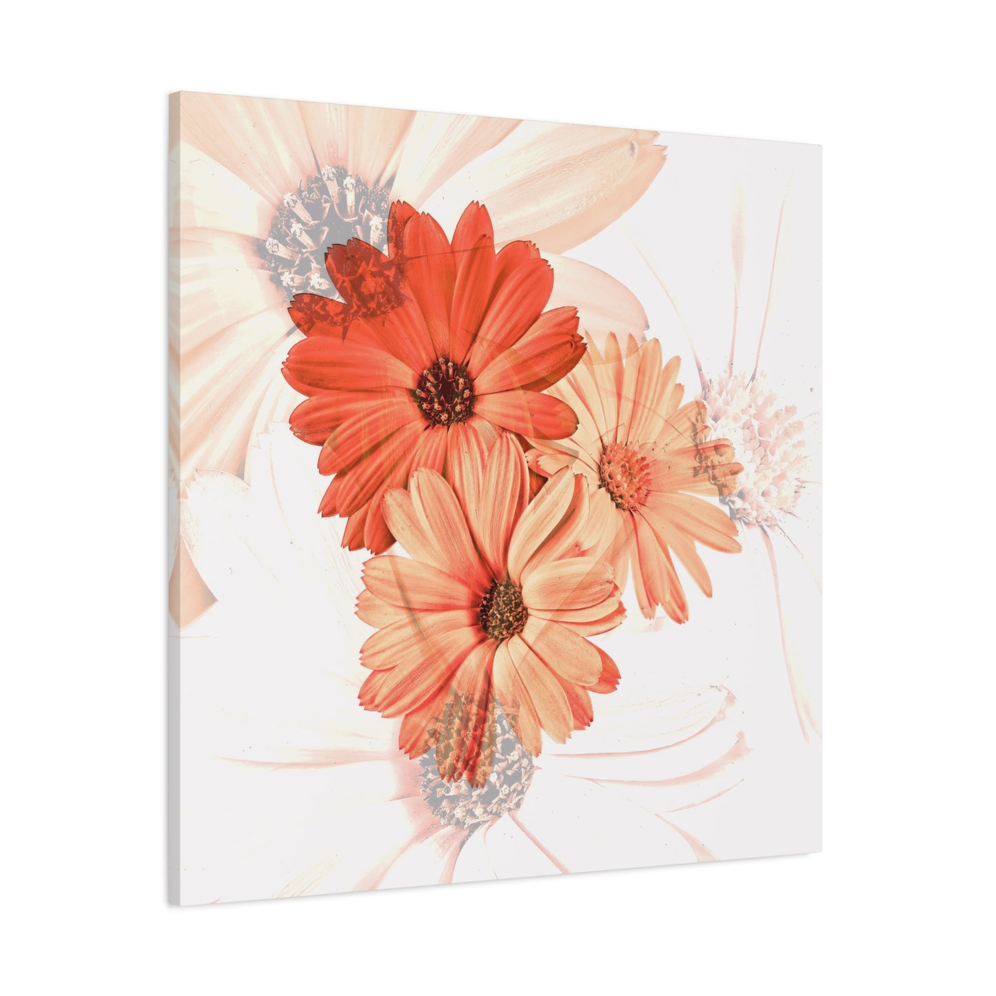 Collection Signature "FLORAL Numéro 17" sur Toile Fine Art sur Toile / Epaisseur 3,2cm - 1'25 po