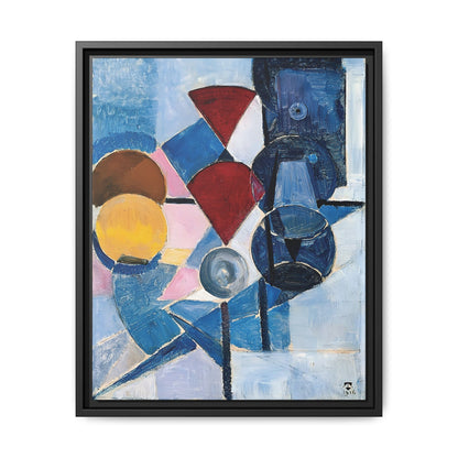 Composition II Still Life 1916 by Theo van Doesburg  / Toile encadrée sur caisse américaine