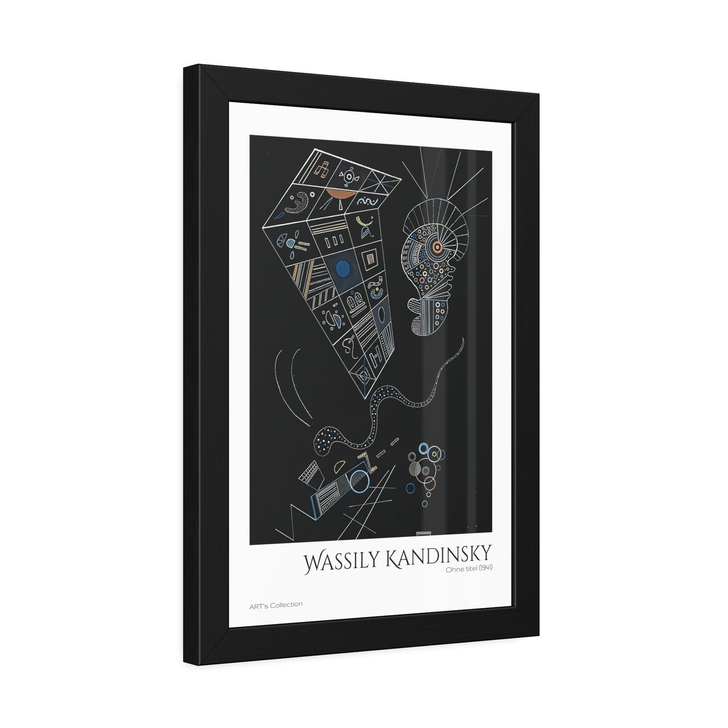 Ohne titel (1941) by Wassily Kandinsky / Affiche Encadrée série ART's Collection