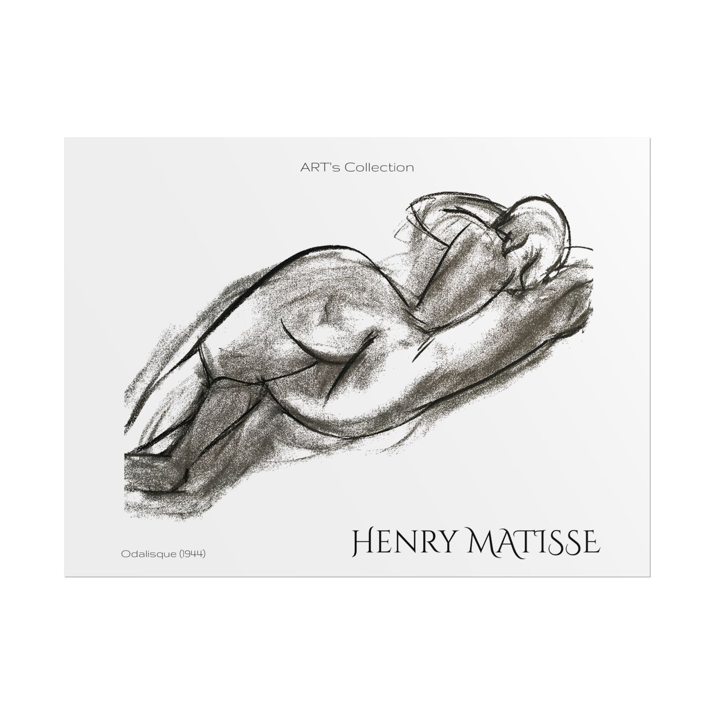 Odalisque (1944) by Henry Matisse / Affiche imprimée - Série ART's Collection