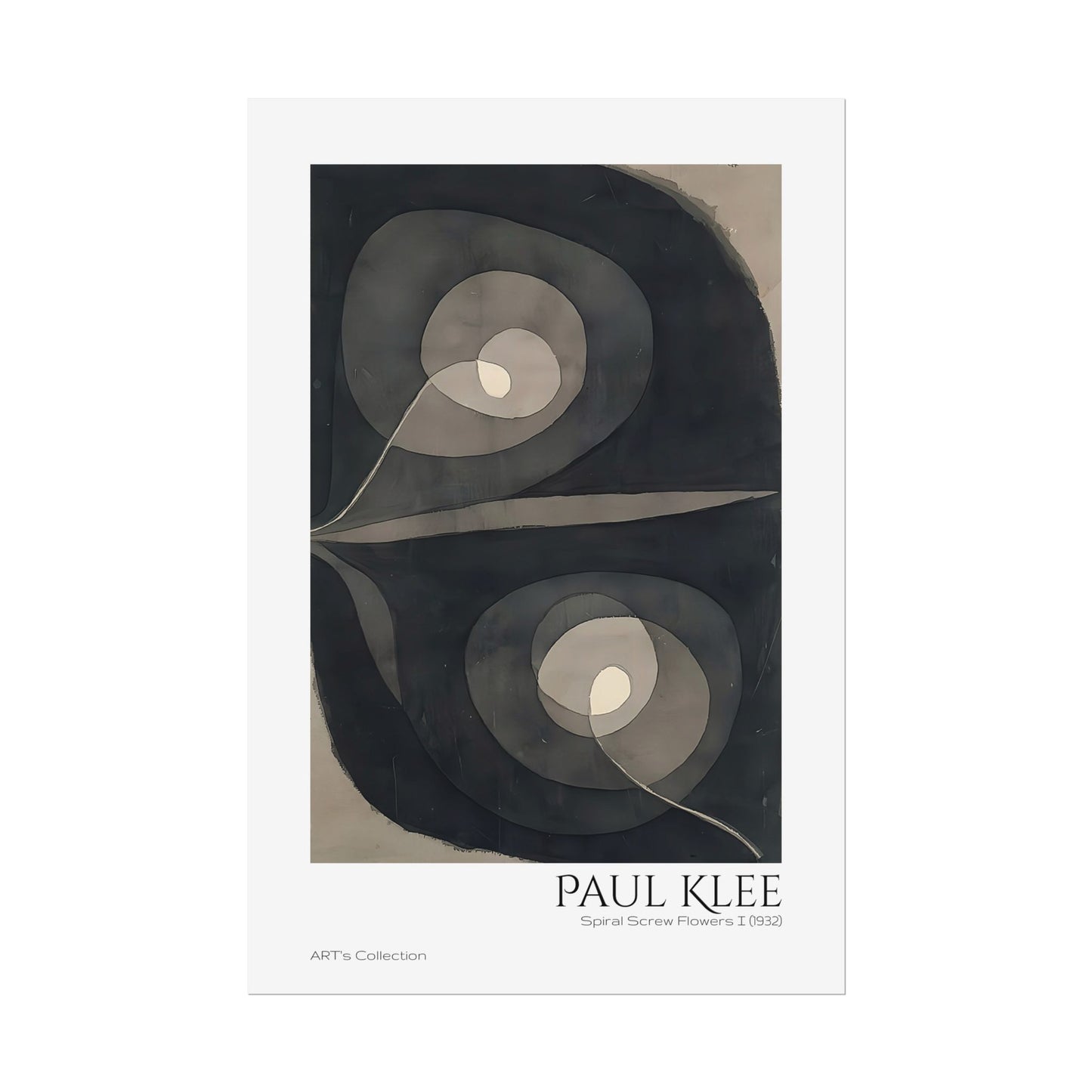 Spiral Screw Flowers I (1932)  by Paul Klee / Affiche imprimée - Série ART's Collection