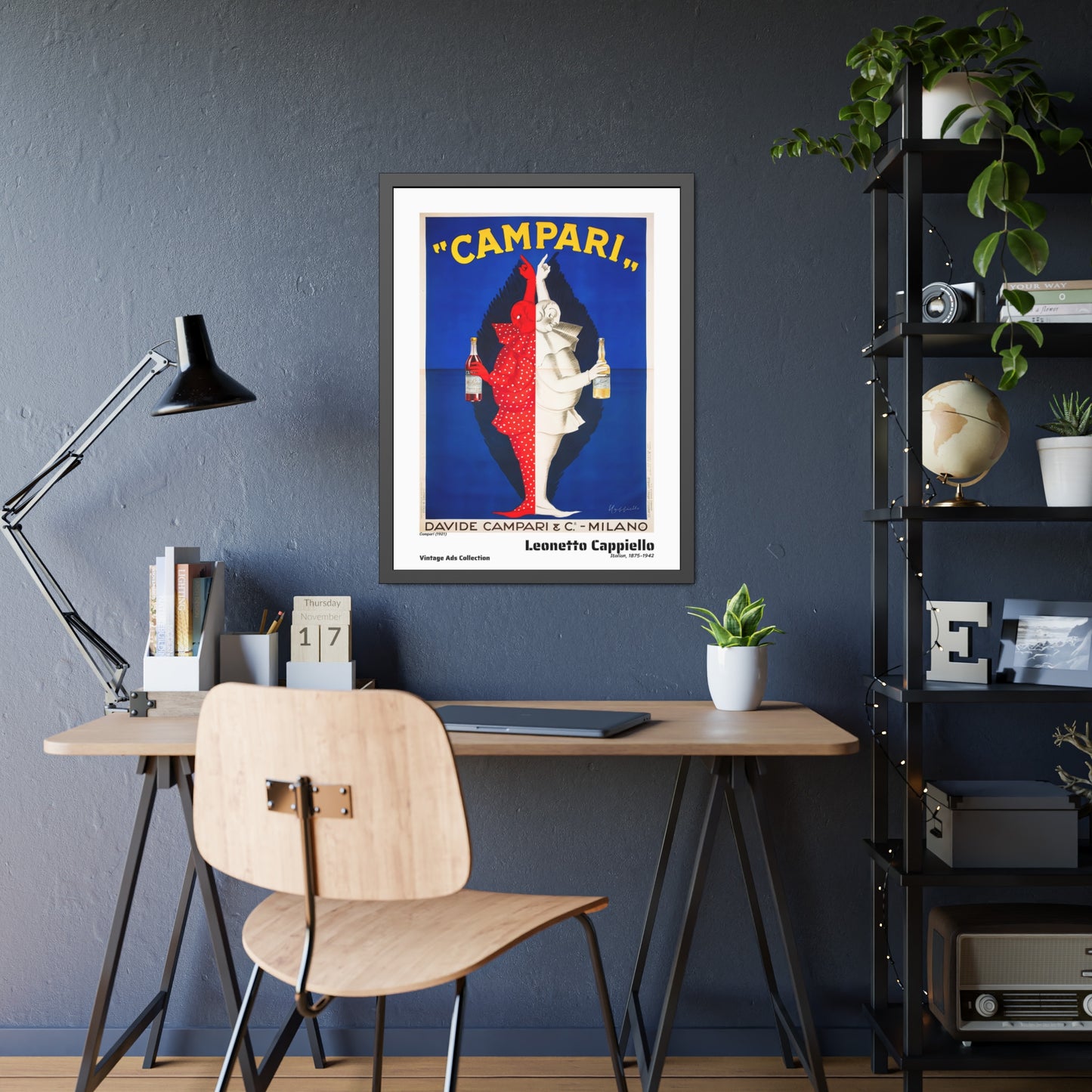 Campari (1921) by Leonetto Cappiello / Affiche Encadrée Série Vintage Ads Collection