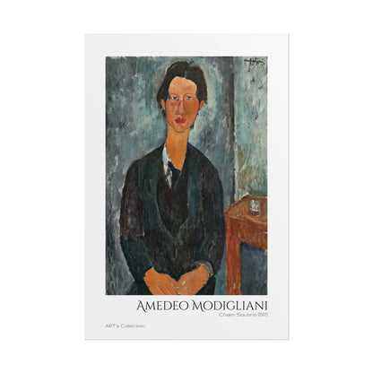 Chaim Soutine (1917) by Amedeo Modigliani / Affiche imprimée - Série ART's Collection