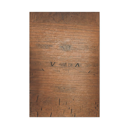 Inscription (1921) by Paul Klee  / Reproduction Fine Art sur Toile / Epaisseur 3.2 cm - 1.25 inch