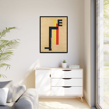 E-Bild - E Picture (1921) by László Moholy-Nagy  / Toile encadrée sur caisse américaine