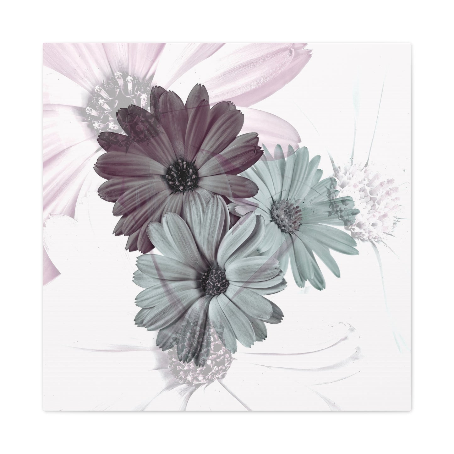 Collection Signature "FLORAL Numéro 15" sur Toile Fine Art sur Toile / Epaisseur 3,2cm - 1'25 po