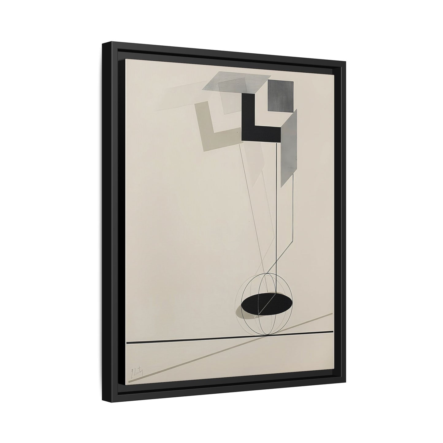 Kestnermappe Proun, Rob. Levnis and Chapman GmbH Hannover #2 (1923) by El Lissitzky / Toile encadrée sur caisse américaine