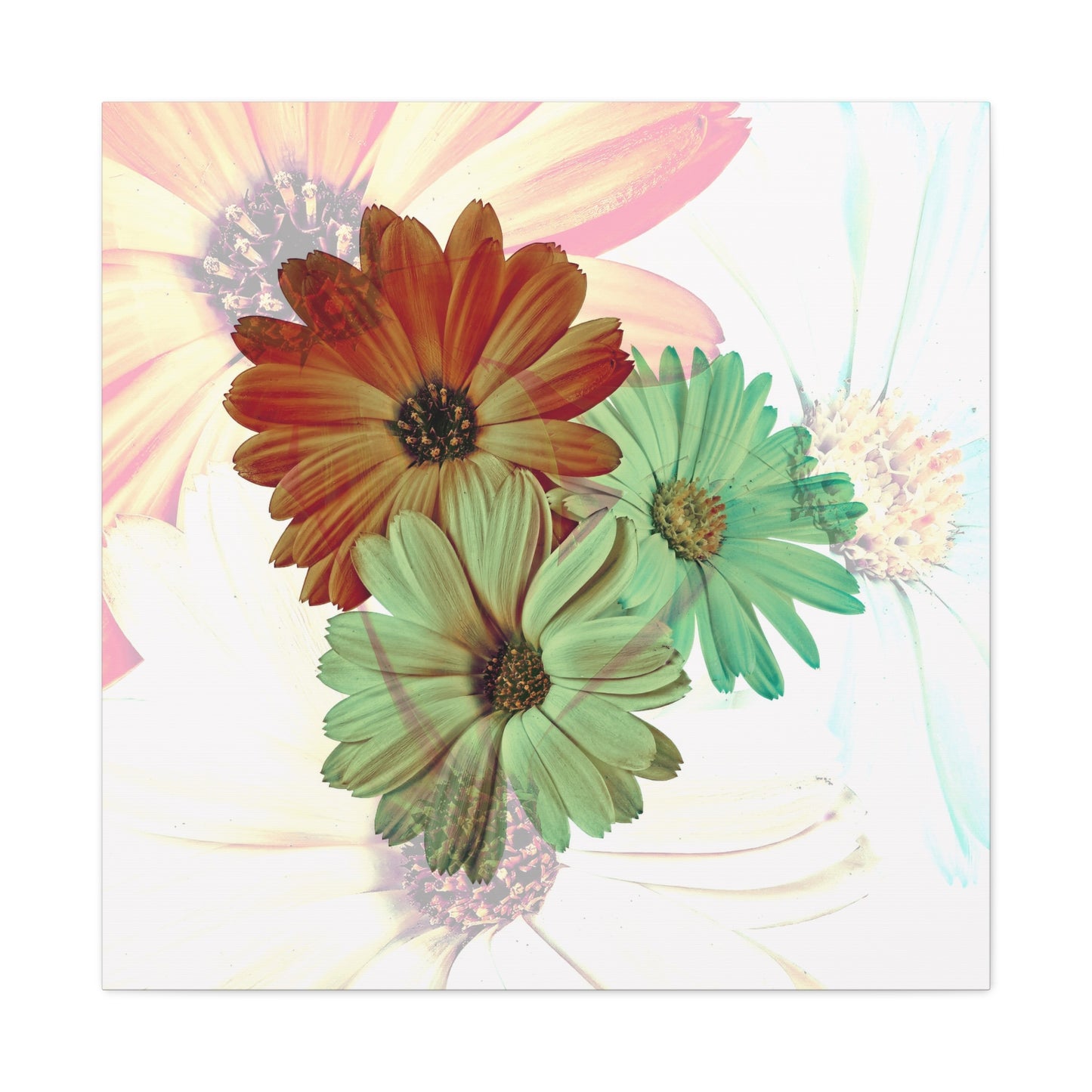 Collection Signature "FLORAL Numéro 14" sur Toile Fine Art sur Toile / Epaisseur 3,2cm - 1'25 po