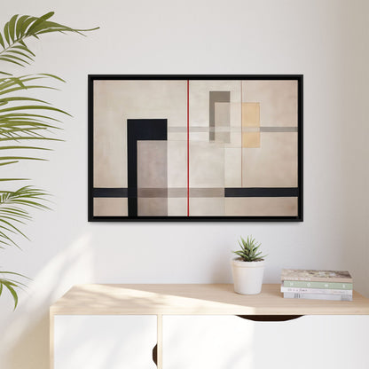 K VII (1922) by László Moholy-Nagy  / Toile encadrée sur caisse américaine