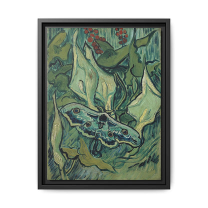 Emperor moth (1889) by Vincent van Gogh / Toile encadrée sur caisse américaine