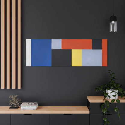 Composition XX (1920) by Theo van Doesburg  / Reproduction Fine Art sur Toile / Epaisseur 3.2 cm - 1.25 inch