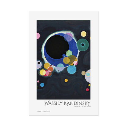 Several Circles (1926) by Wassily Kandinsky / Affiche imprimée - Série ART's Collection