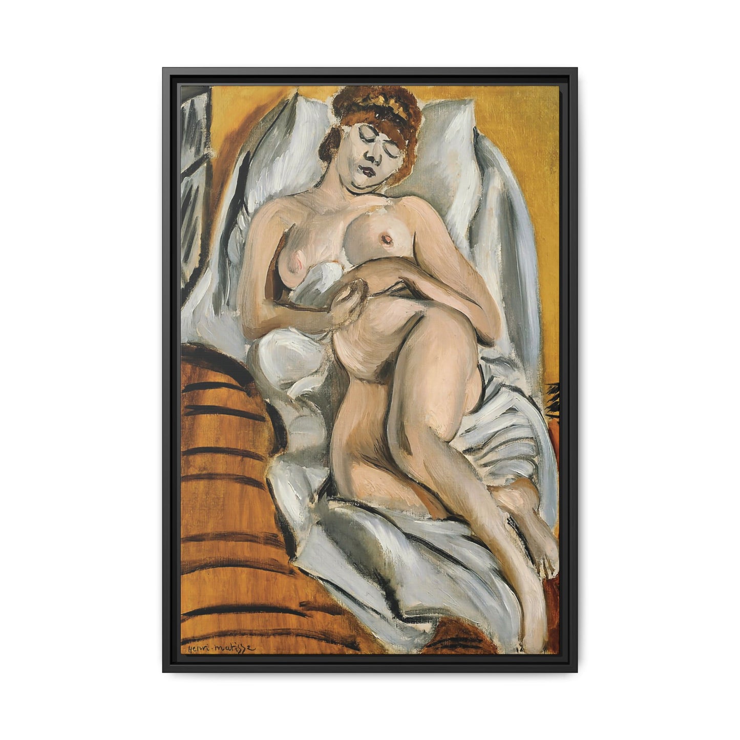 Femme nue (1915) by Henri Matisse / Toile encadrée sur caisse américaine