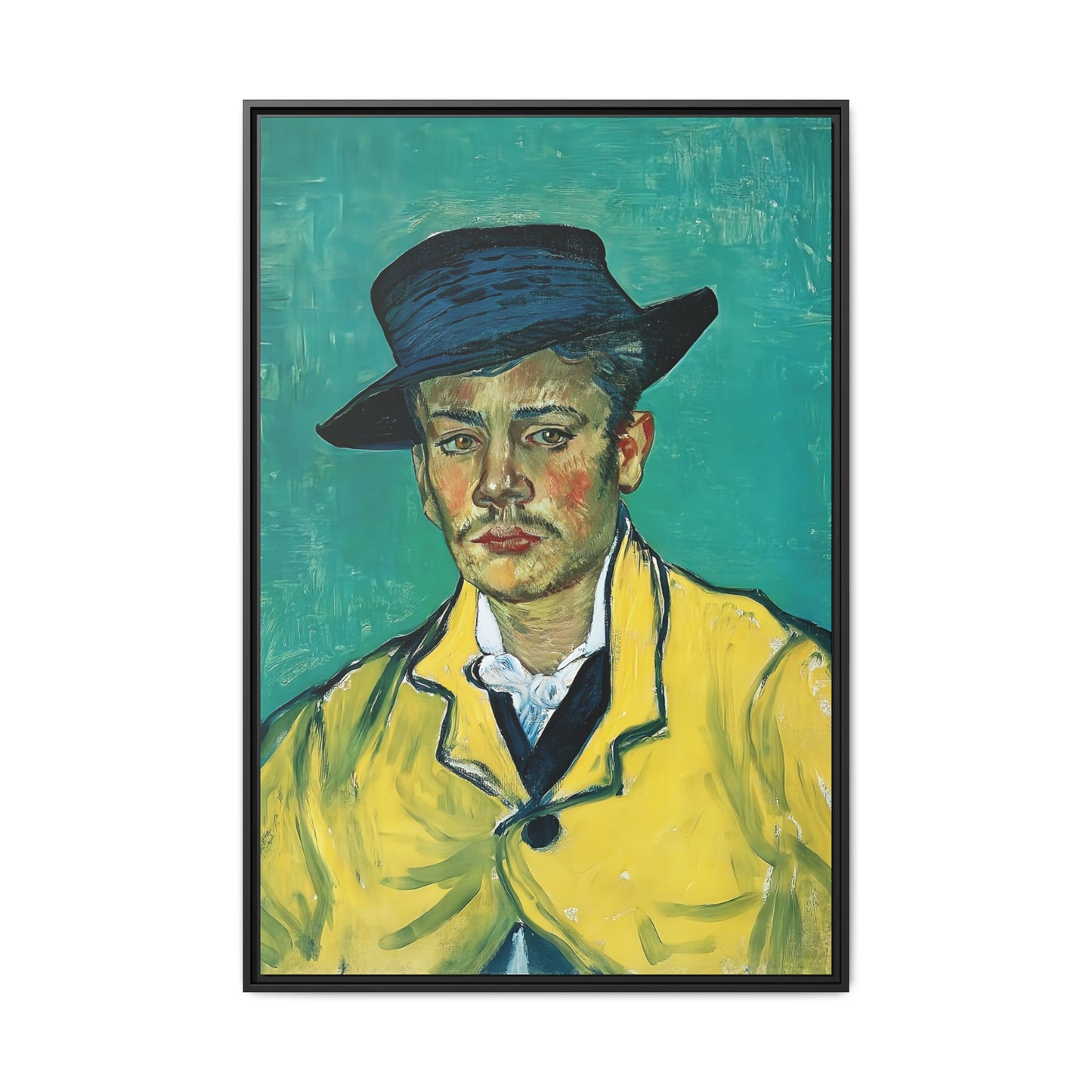 Portrait of Armand Roulin (1888) by Vincent van Gogh / Toile encadrée sur caisse américaine
