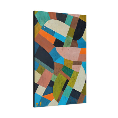 Petite Composition (Circa 1937) by Otto Freundlich  / Reproduction Fine Art sur Toile / Epaisseur 3.2 cm - 1.25 inch