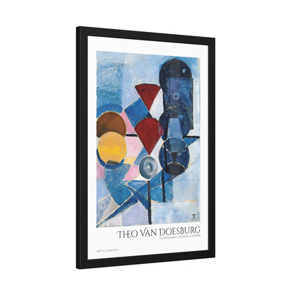 Composition II - Still Life (1916) by Theo Van Doesburg / Affiche Encadrée série ART's Collection