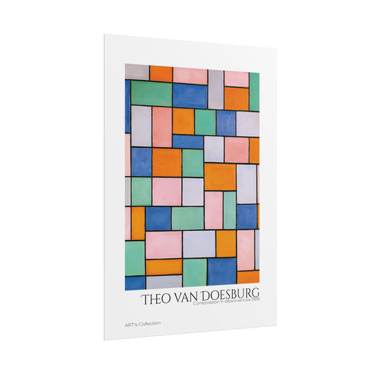 Composition in dissonances (1919) by Theo van Doesburg  / Affiche imprimée - Série ART's Collection