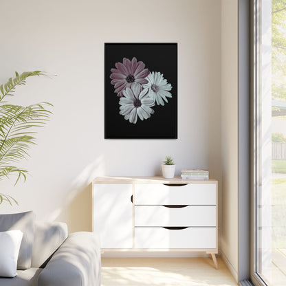 Collection Signature "FLORAL Numéro 5" sur Toile encadrée avec caisse américaine