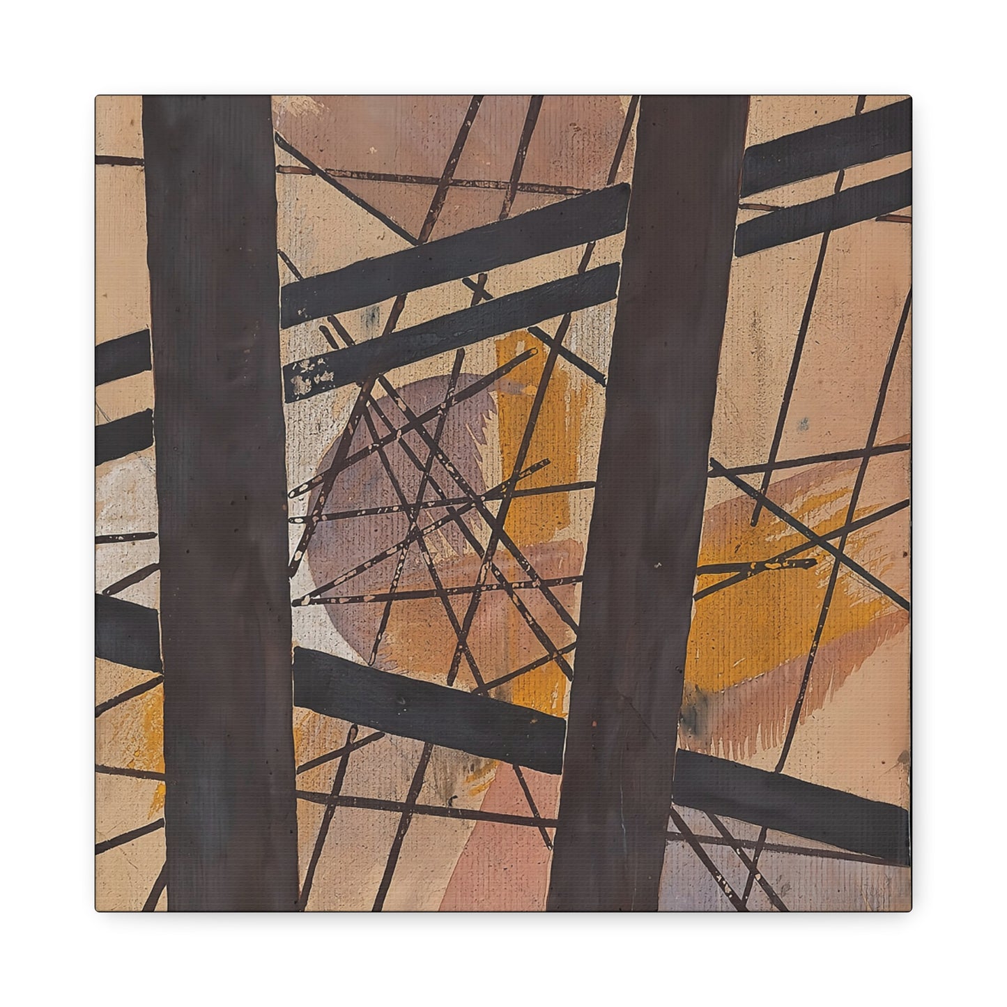 Raum-Kraft Komposition (1921-22) by Lyubov Popova  / Reproduction Fine Art sur Toile /  Epaisseur 3.2 cm - 1.25 inch