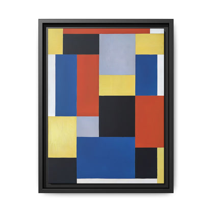 Composition XX 1920 by Theo van Doesburg  / Toile encadrée sur caisse américaine