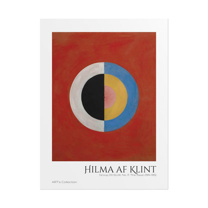 Group IX,SUW, No. 17. The Swan (1914-1915) by Hilma af Klint  / Affiche imprimée - Série ART's Collection