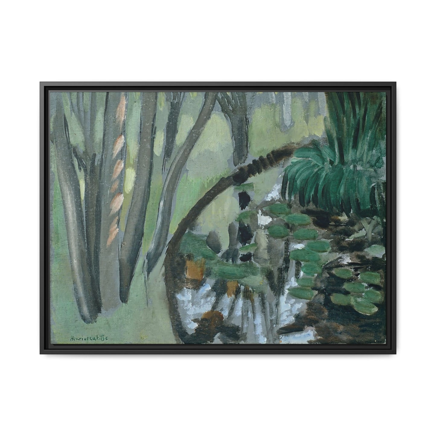 Le ruisseau, Maintenon (1918) by Henri Matisse  / Toile encadrée sur caisse américaine