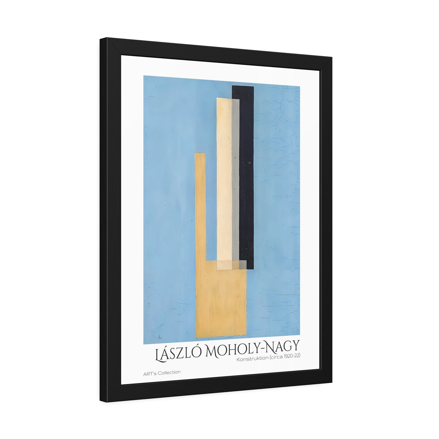 Konstruktion (circa 1920-22) by László Moholy-Nagy  / Affiche Encadrée série ART's Collection