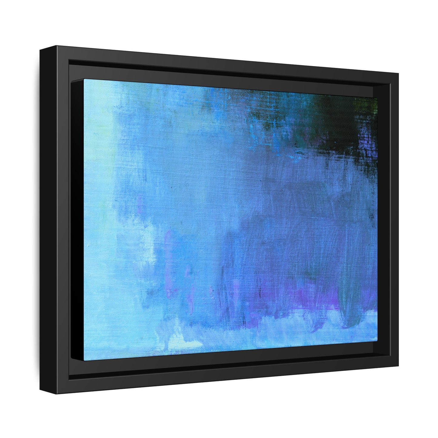 Tableau Contemporain Azuréen "Série Sign Collections" / Toile encadrée sur caisse américaine
