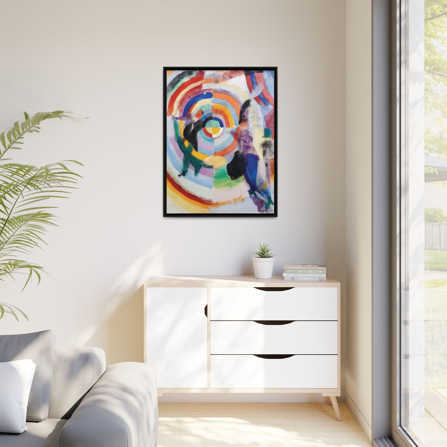 Crimes of Passion (1914)  by Robert Delaunay  / Toile encadrée sur caisse américaine