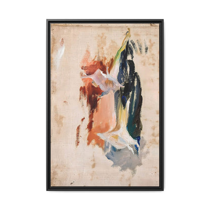 Study of a flower by Jan Ciaglinski  / Toile encadrée sur caisse américaine