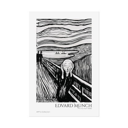 The Scream (1895) by Edvard Munch / Affiche imprimée - Série ART's Collection