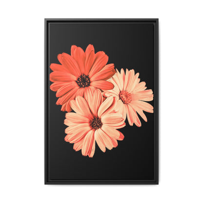 Collection Signature "FLORAL Numéro 6" sur Toile encadrée avec caisse américaine